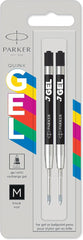 Parker 2136210-2136231 Jotter Originals Gel Ink Refills, 0.7 mm Medium Tip, 2-Count