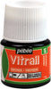 Pebeo 050010-050039 Vitrail Solvent-Based Stained Glass Paint, 45ml Bottle