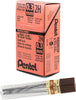 Pentel 300 Super Hi-Polymer Lead Refills,  0.3 mm Extra Fine, 12 Leads per Tube, Box of 12 Tubes