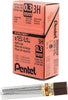 Pentel 300 Super Hi-Polymer Lead Refills,  0.3 mm Extra Fine, 12 Leads per Tube, Box of 12 Tubes