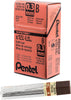 Pentel 300 Super Hi-Polymer Lead Refills,  0.3 mm Extra Fine, 12 Leads per Tube, Box of 12 Tubes