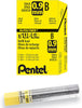 Pentel 50-9 Super Hi-Polymer Lead Refills, 0.9 mm Bold Line, 15 pcs per Tube, Box of 12 Tubes