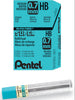 Pentel 50 Super Hi-Polymer Lead Refills, 0.7 mm Medium Line, 12 pcs per Tube, Box of 12 Tubes