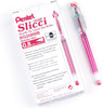 Pentel Arts BG208 Slicci Needle Tip Gel Pens, 0.8 mm Medium, Metallic Ink, Dozen Box