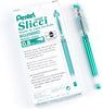 Pentel Arts BG208 Slicci Needle Tip Gel Pens, 0.8 mm Medium, Metallic Ink, Dozen Box