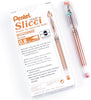 Pentel Arts BG208 Slicci Needle Tip Gel Pens, 0.8 mm Medium, Metallic Ink, Dozen Box