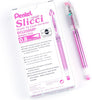 Pentel Arts BG208 Slicci Needle Tip Gel Pens, 0.8 mm Medium, Metallic Ink, Dozen Box
