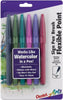 Pentel SES15C2BP6M/SES15C2BP6M1 Arts Sign Pen Brush Tip, Flexible Point, 6 Assorted Pastel Colors
