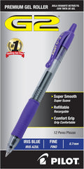 Pilot 17137-31187 G2-07 Premium Gel Roller Pens, 0.7 mm Fine Point, Dozen Box