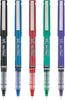 Pilot 26013 Precise V5 Stick Rolling Ball Pens, Extra Fine Point, 5-Pack, Assorted Colors, Black/Blue/Red/Green/Purple Inks