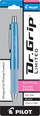 Pilot 36270-36273 Dr. Grip Limited Gel Ink Retractable Rolling Ball Pen, Fine Point, Black Ink