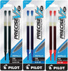 Pilot 77278-77280 Precise V7 RT Rolling Ball Liquid Ink Refills, 0.7 mm Fine, 3 Packs