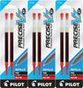 Pilot 77278-77280 Precise V7 RT Rolling Ball Liquid Ink Refills, 0.7 mm Fine, 3 Packs