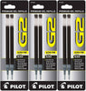 Pilot 77287-77003 G2-38 Gel Ink Rolling Ball Pen Refills, 0.38 mm Ultra Fine Point, 3 Packs