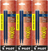 Pilot 77320-77326 FriXion Ball Erasable Gel Ink Refills, 0.7 mm Fine Point, 3 Packs of 2 Refills