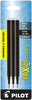 Pilot 77350-77351 FriXion Ball Erasable Gel Ink Refills, 0.5 mm Extra Fine Point, 3 Packs