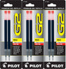 Pilot 77289-77365 G2-10 Gel Ink Rolling Ball Pen Refills, 1.0 mm Bold Point, 3 Packs