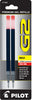 Pilot 77289-77365 G2-10 Gel Ink Rolling Ball Pen Refills, 1.0 mm Bold Point, 3 Packs