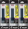 Pilot 77289-77365 G2-10 Gel Ink Rolling Ball Pen Refills, 1.0 mm Bold Point, 3 Packs