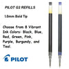 Pilot 77289-77365 G2-10 Gel Ink Rolling Ball Pen Refills, 1.0 mm Bold Point, 3 Packs