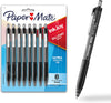 Paper Mate 1945920 Glide Ballpoint Pens, Medium Point, 1.0 mm, Black, Pack Of 8
