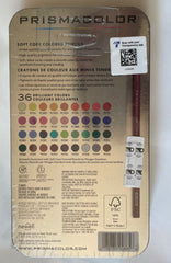 Prismacolor 92885T Premier Colored Pencils Soft Core 36 Count