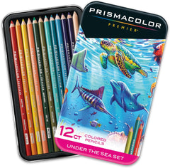 Prismacolor Technique Animal Drawing Set, Includes Colored Pencils and Step-by-Step Drawing Tutorials, Assorted Colors, 12 Count