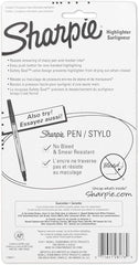 Sharpie 1740822 Retractable Highlighters, Chisel Tip, Fluorescent Yellow, 5-Count