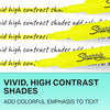 Sharpie 25162PP-25164PP Accent Tank Highlighters, Fluorescent Yellow, Chisel Tip