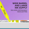 Sharpie 25162PP-25164PP Accent Tank Highlighters, Fluorescent Yellow, Chisel Tip