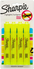 Sharpie 25162PP-25164PP Accent Tank Highlighters, Fluorescent Yellow, Chisel Tip