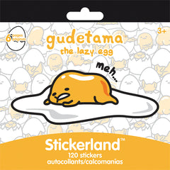 Trends International ST4275 Stickerland Gudetama the Lazy Egg Stickers, Pad of 6 Pages, 120 Stickers