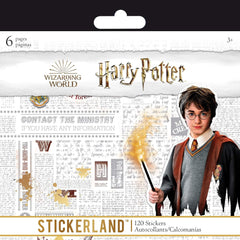 Trends International ST4277 Stickerland Harry Potter Charm Storytelling Stickers, Pad of 6 Pages, 120 Stickers