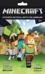 Trends International ST5297 Stickerland Minecraft Stickers, Pad of 4 Pages, 300+ Stickers