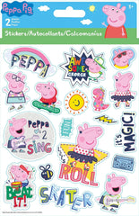 Trends International ST5557 Stickerland Peppa Pig Foldover Stickers, Pad of 2 Sheets, 42 Stickers