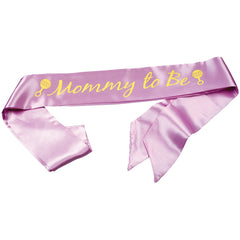 Wilton 1003-1007 Mommy-to-Be Sash for Baby Shower Party Satin Ribbon 8' x 3.5