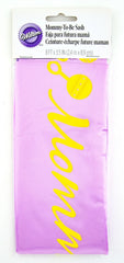 Wilton 1003-1007 Mommy-to-Be Sash for Baby Shower Party Satin Ribbon 8' x 3.5