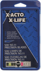 X-ACTO X511 #11 Knife Blades, Classic Fine Point, 500 Count