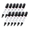 Sharpie 35564 Oil Based Bold Point Black Markers, 2 Boxes of 6 for 12 Markers