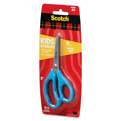 3M 1441B Scotch Blunt Tip 5 Inch Scissors for Kids