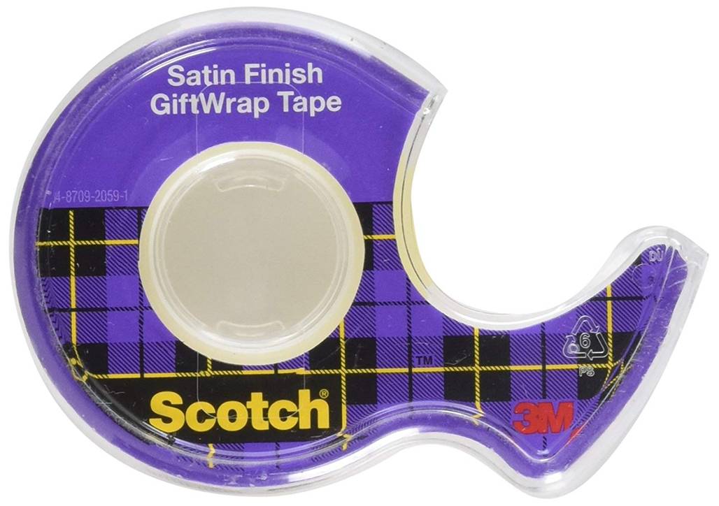 3M 15 Scotch Satin Finish Giftwrap Tape, 3/4-Inch X 650-Inch, Clear – Value  Products Global