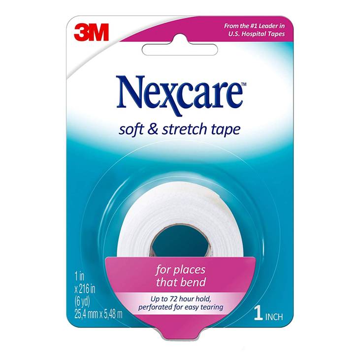 3M 751 Nexcare Soft Cloth First Aid Tape, 1 Inch X 6 Yards