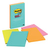 3M Post-it Super Sticky Notes, 2X Sticking Power, 4 in x 6 in, 4 Pads per Pack, 45 Sheets