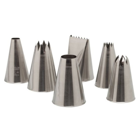 Ateco 787 6-Piece Pastry Tube and Tips Set
