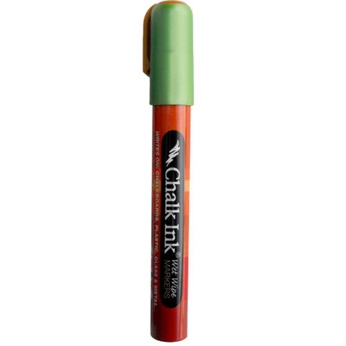 Chalk Ink 6mm Metallic Wet-Wipe Markers in Assorted Colors
