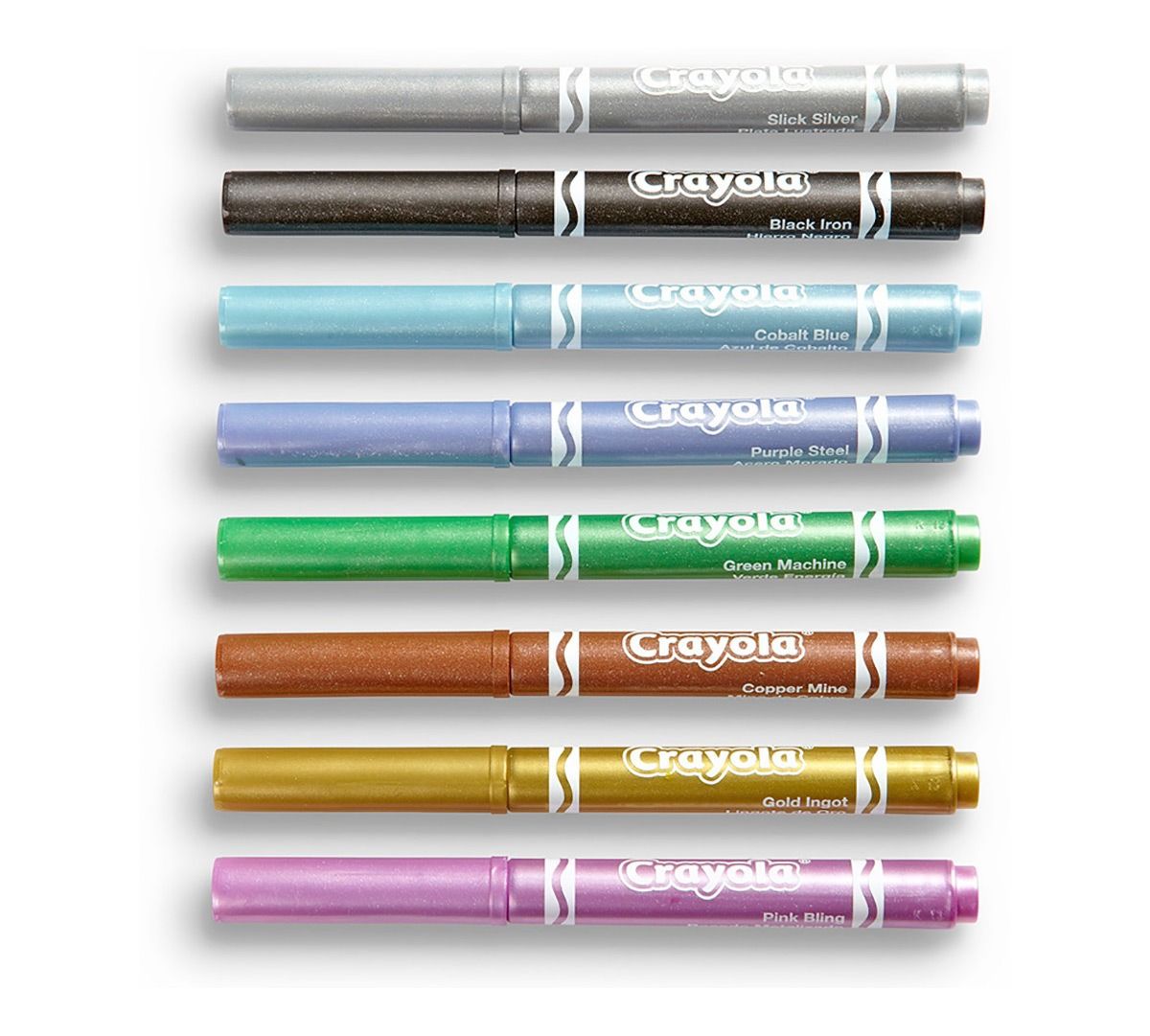 Crayola 58-8628 Metallic Markers, 8 Count – Value Products Global
