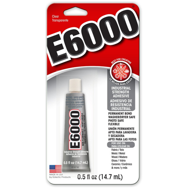 Eclectic E-6000 Craft Adhesives 0.5 oz - 230516 