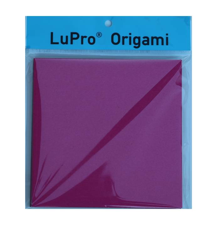 LuPro Japanese Stiff Solid Color Origami Paper (6 inch, 100 Sheets)