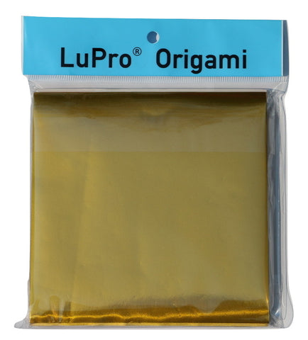 LuPro 100 Sheets Japanese Extra Thick Gold Foil Origami Paper
