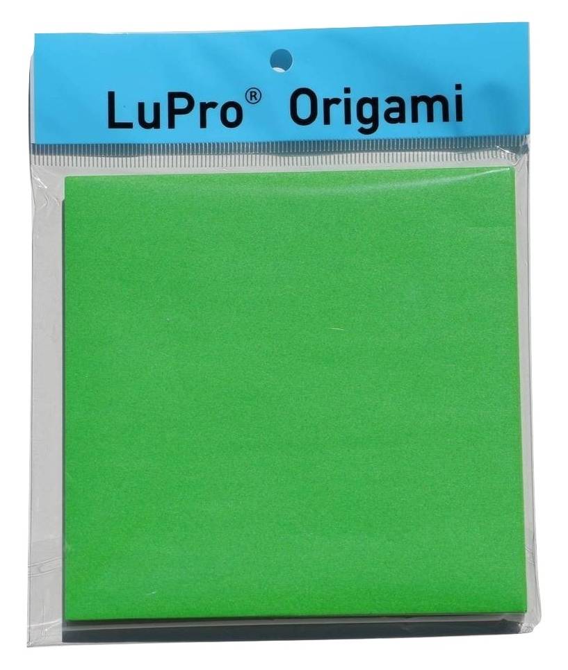 LuPro Japanese Stiff Solid Color Origami Paper (6 inch, 100 Sheets)